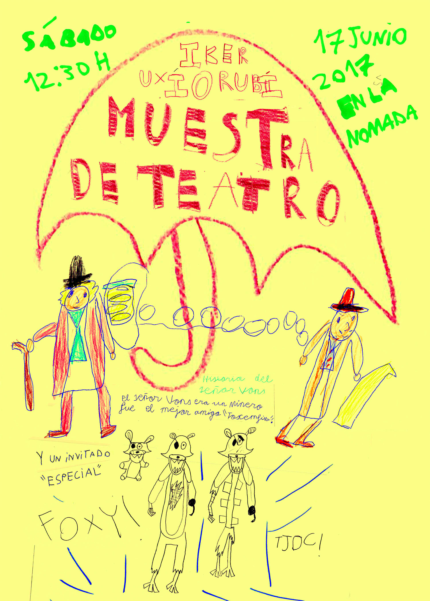 Cartel de la Muestra de los niños y niñas